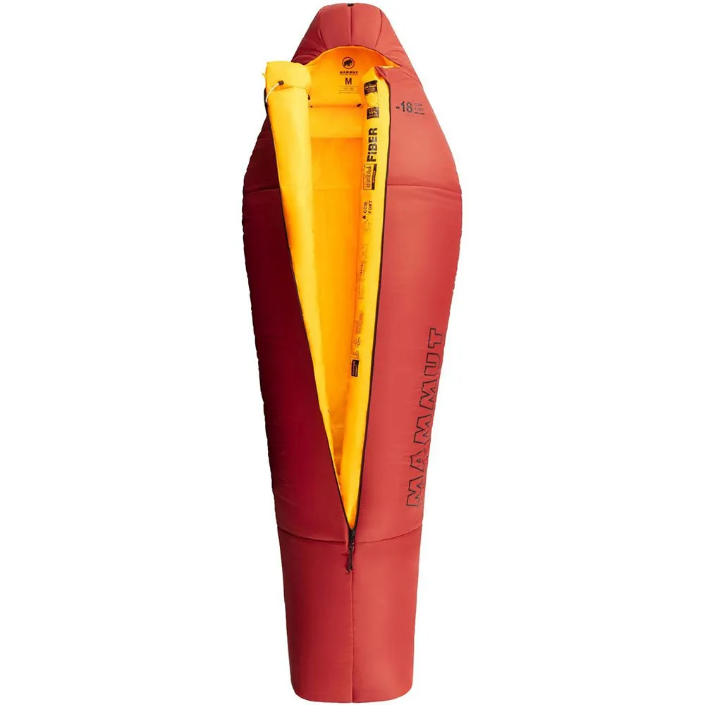 Mammut Comfort Fiber -18ºc Sovsäck, Beech, Central Zipper