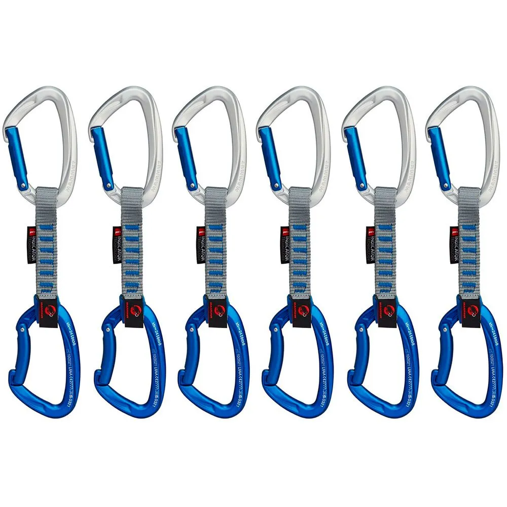 Mammut Crag Keylock Indicator Quickdraw 6 Enheter, Straight gate / bent gate key, 10cm Mammut Crag Keylock Indicator Quickdraw 6 Enheter, Straight gate / bent gate key, 10cm