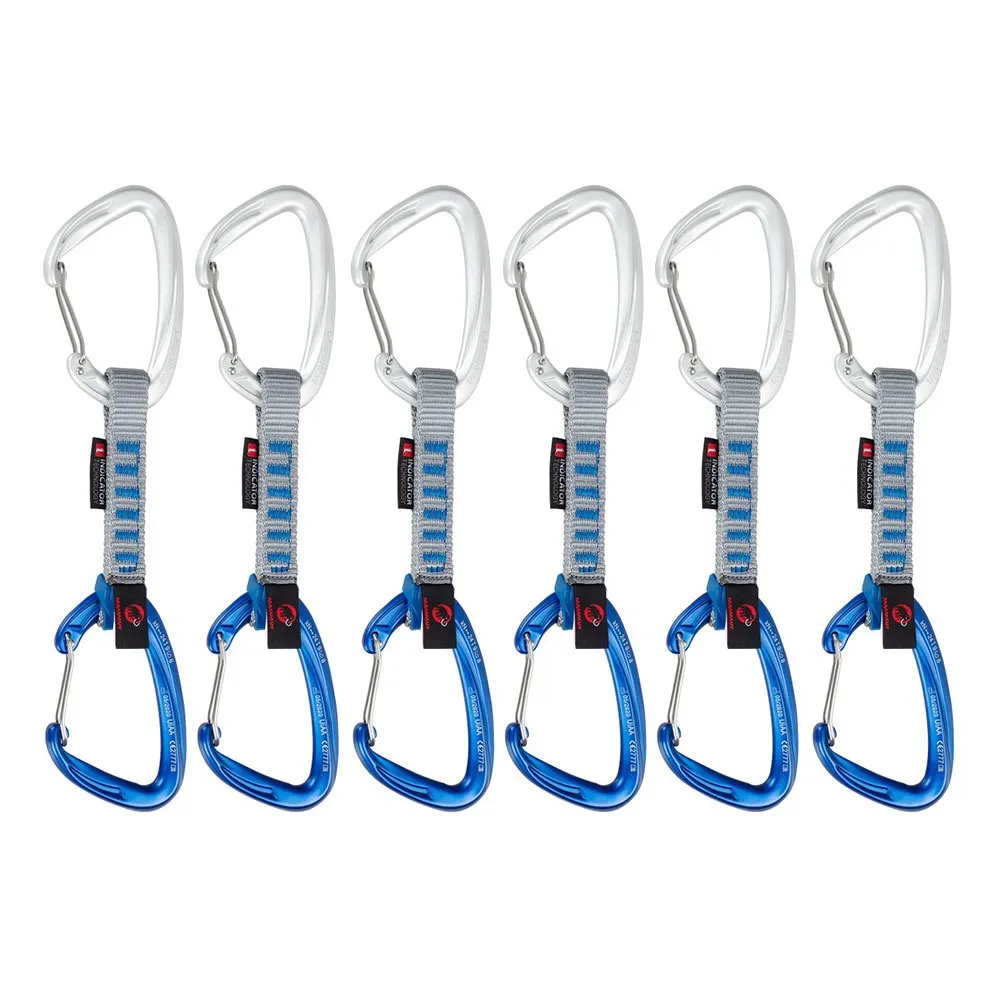 Mammut Crag Wire Indicator Quickdraw 6 Enheter, Silver / ultramarine, 10cm Mammut Crag Wire Indicator Quickdraw 6 Enheter, Silver / ultramarine, 10cm
