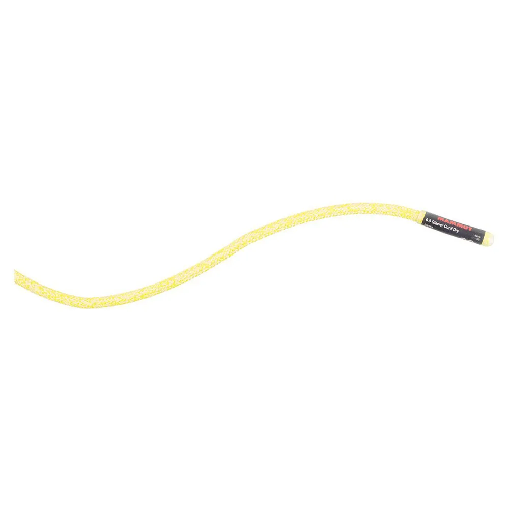 Mammut Glacier Dry 6 Mm Rep, Yellow melange, 60m Mammut Glacier Dry 6 Mm Rep, Yellow melange, 60m