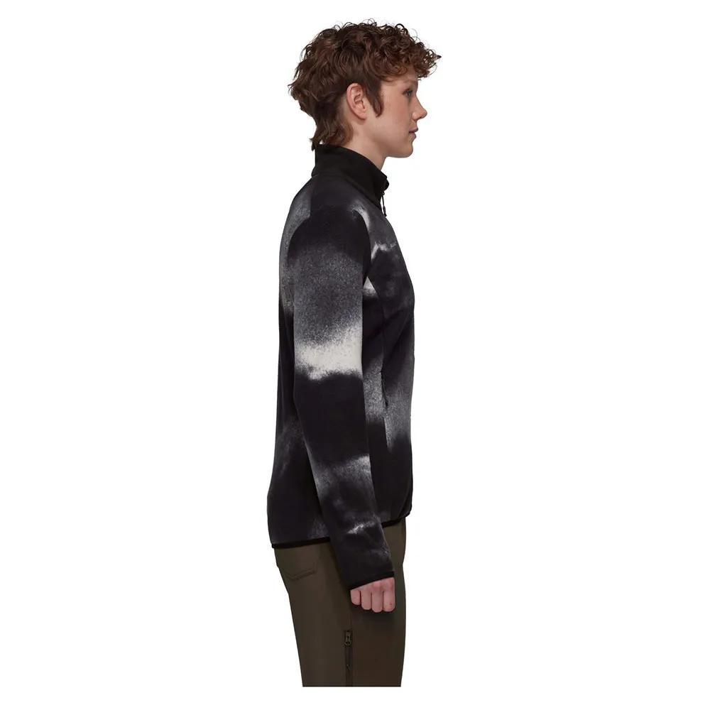 Mammut Innominata Light Grain Fleecejacka Med Dragkedja, Black / white