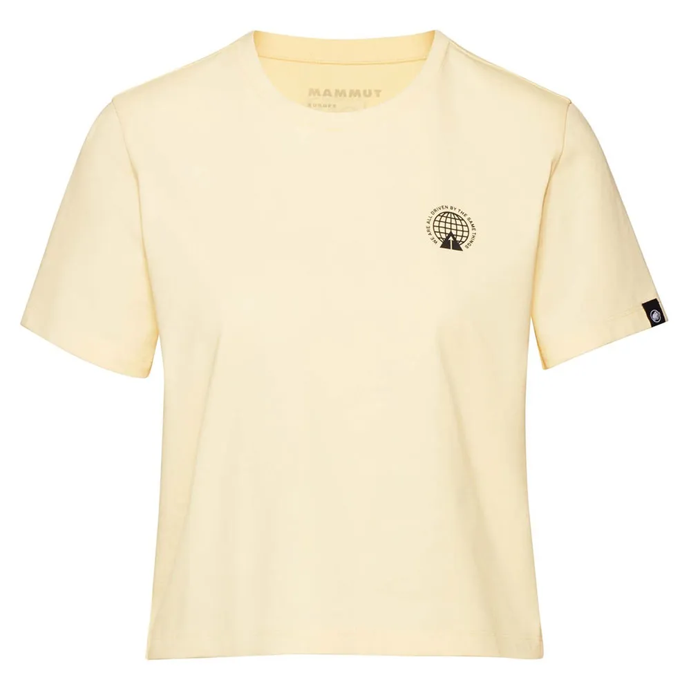 Mammut Massone Cropped Emblems T-shirt Med Korta ärmar
