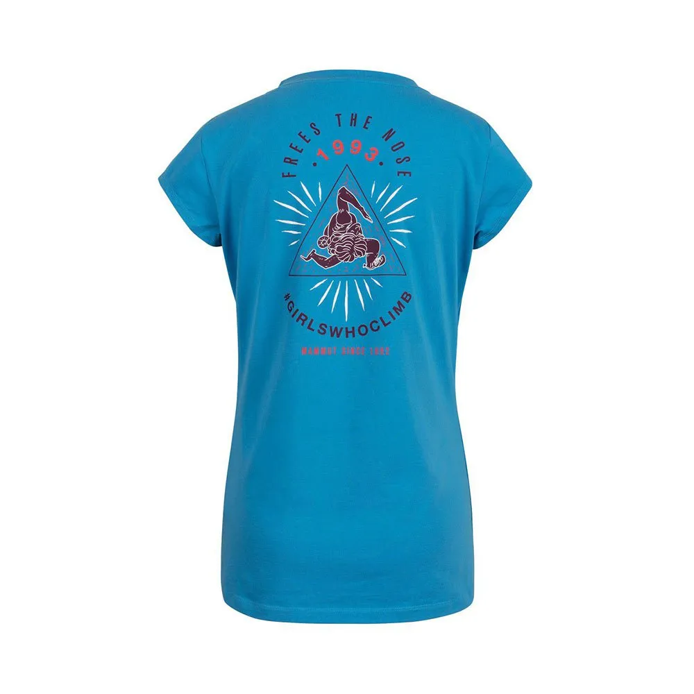 Mammut Massone T-shirt Med Korta ärmar, Gentian print 1 Mammut Massone T-shirt Med Korta ärmar, Gentian print 1