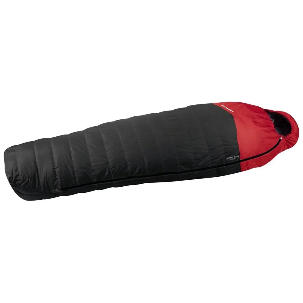 Mammut Nordic Spring 195 Sovsäck, Graphite / fire, Left Zipper Mammut Nordic Spring 195 Sovsäck, Graphite / fire, Left Zipper
