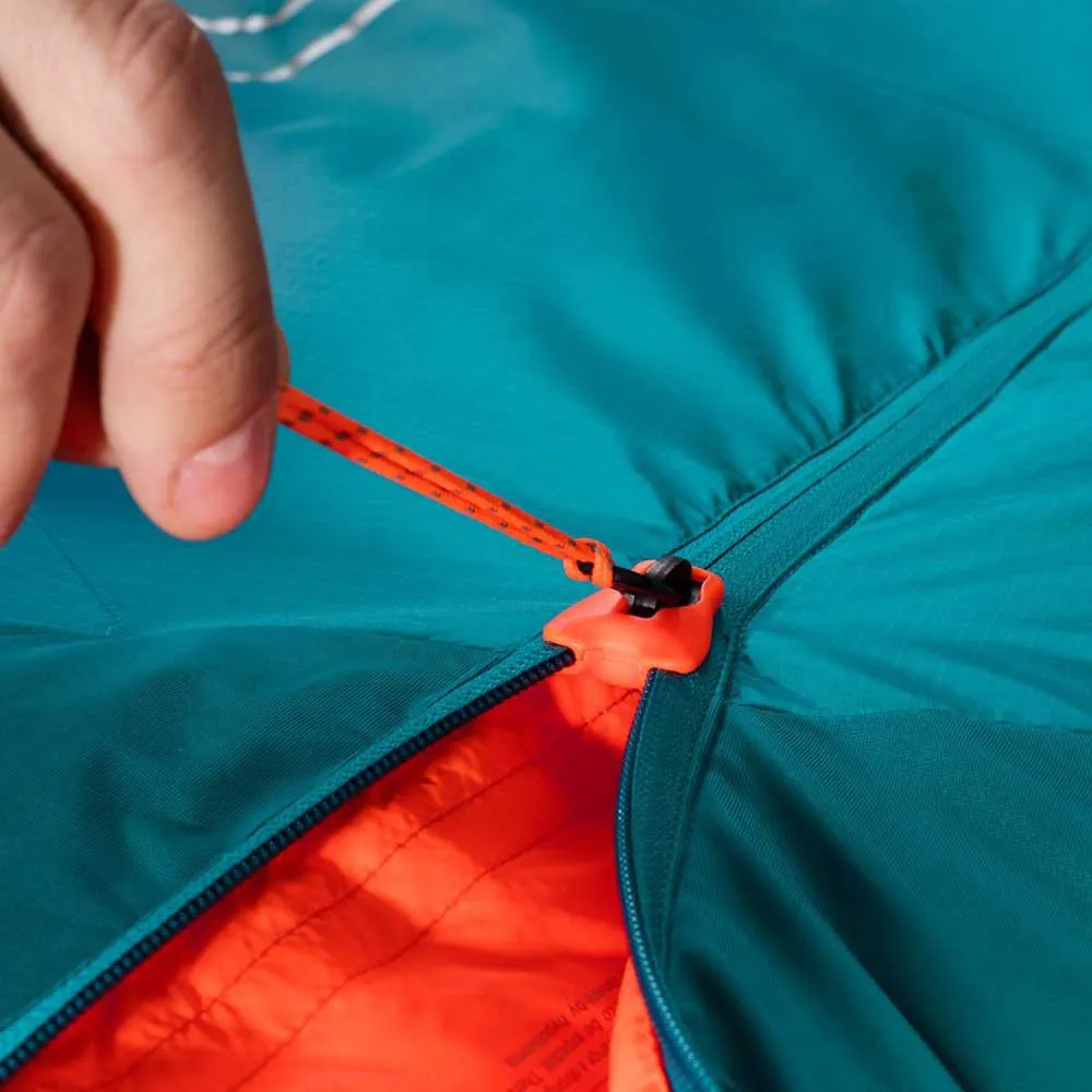 Mammut Protect Down -21ºc Sovsäck, Petrol, Central Zipper