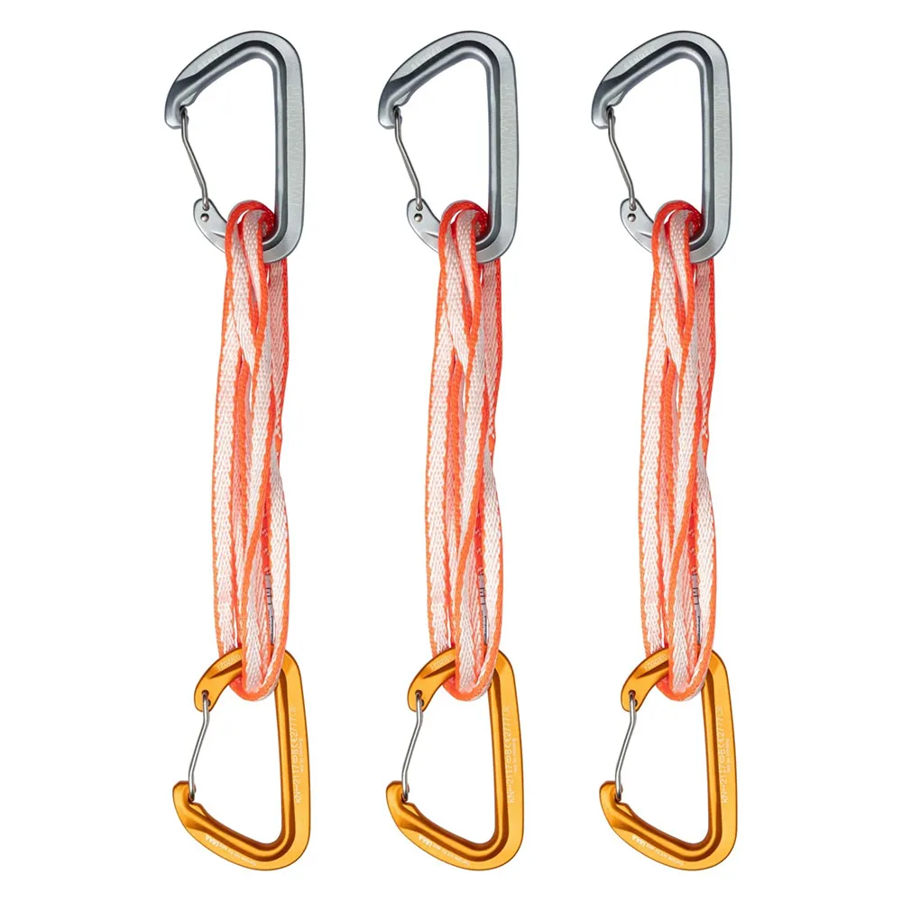Mammut Sender Wire Quickdraw 3 Enheter, Wire gate / wire gate light grey / gold, One Size
