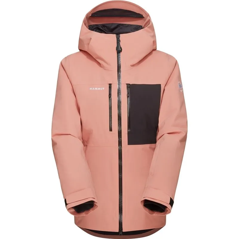 Mammut Stoney HS Thermo Hooded Jacket Women, Quartz dust/black Mammut Stoney HS Thermo Hooded Jacket Women, Quartz dust/black