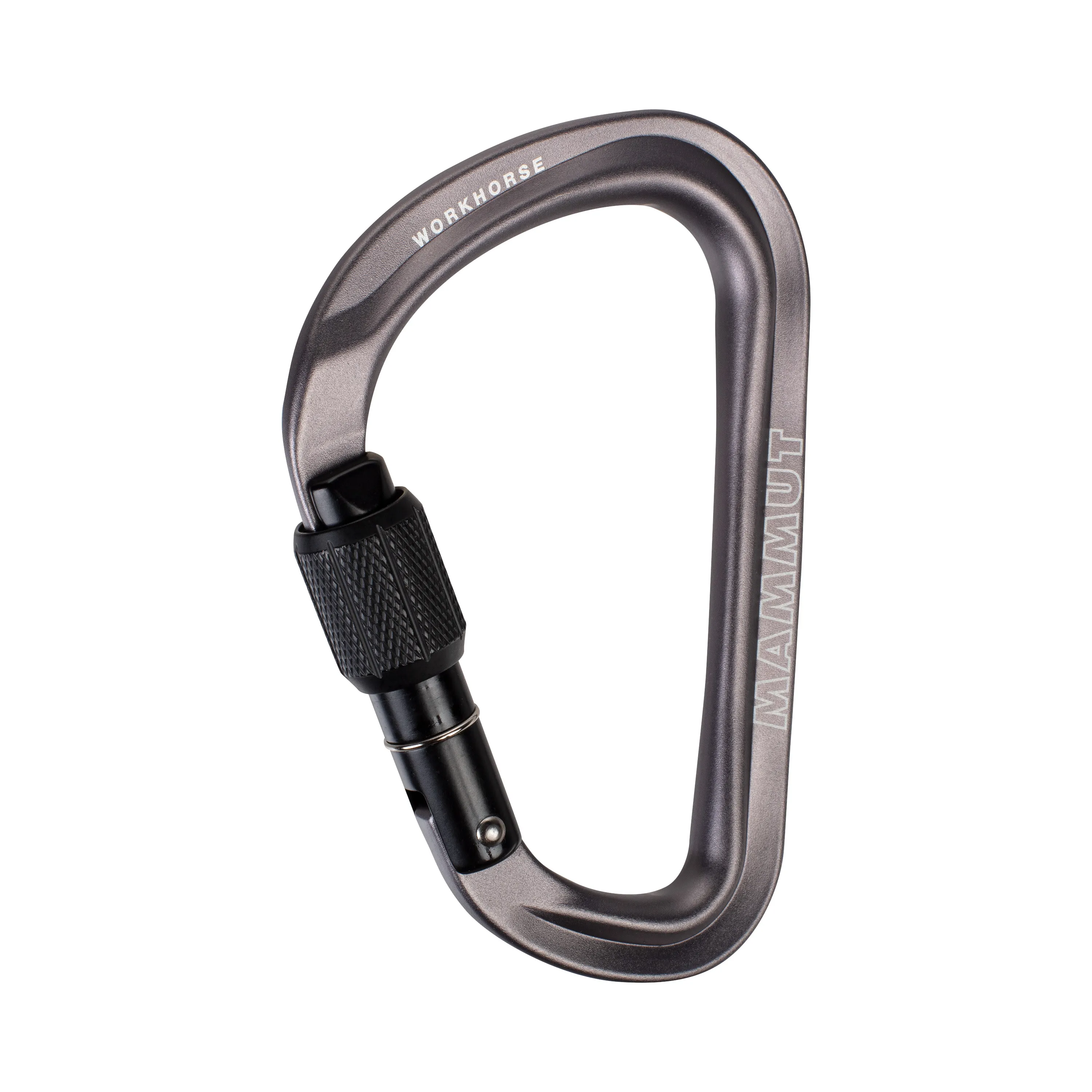 Mammut Workhorse Hms Screwgate Carabiner Screw Gate, Screw Gate, grey, One Size