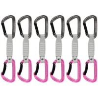 Mammut Workhorse Keylock 6-Pack Quickdraws Straight Gate/Bent Gate Key Lock Mammut Workhorse Keylock 6-Pack Quickdraws Straight Gate/Bent Gate Key Lock
