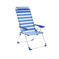 Marbueno Summer 10316 69x58x110 Cm Aluminium Multipositions Hopfällbar Stol unisex Marbueno Summer 10316 69x58x110 Cm Aluminium Multipositions Hopfällbar Stol unisex