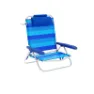 Marbueno Summer 61x68x82 Cm Låg Fällbar Stol 5 Positioner unisex, Blue / navy, One Size