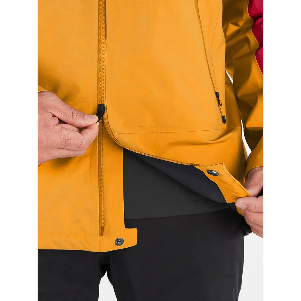 Marmot Alpinist Goretex Jacka, Team red / golden sun