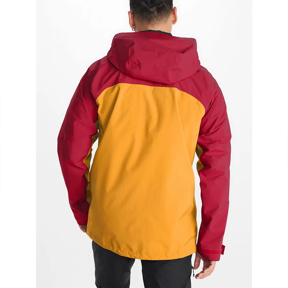 Marmot Alpinist Goretex Jacka, Team red / golden sun