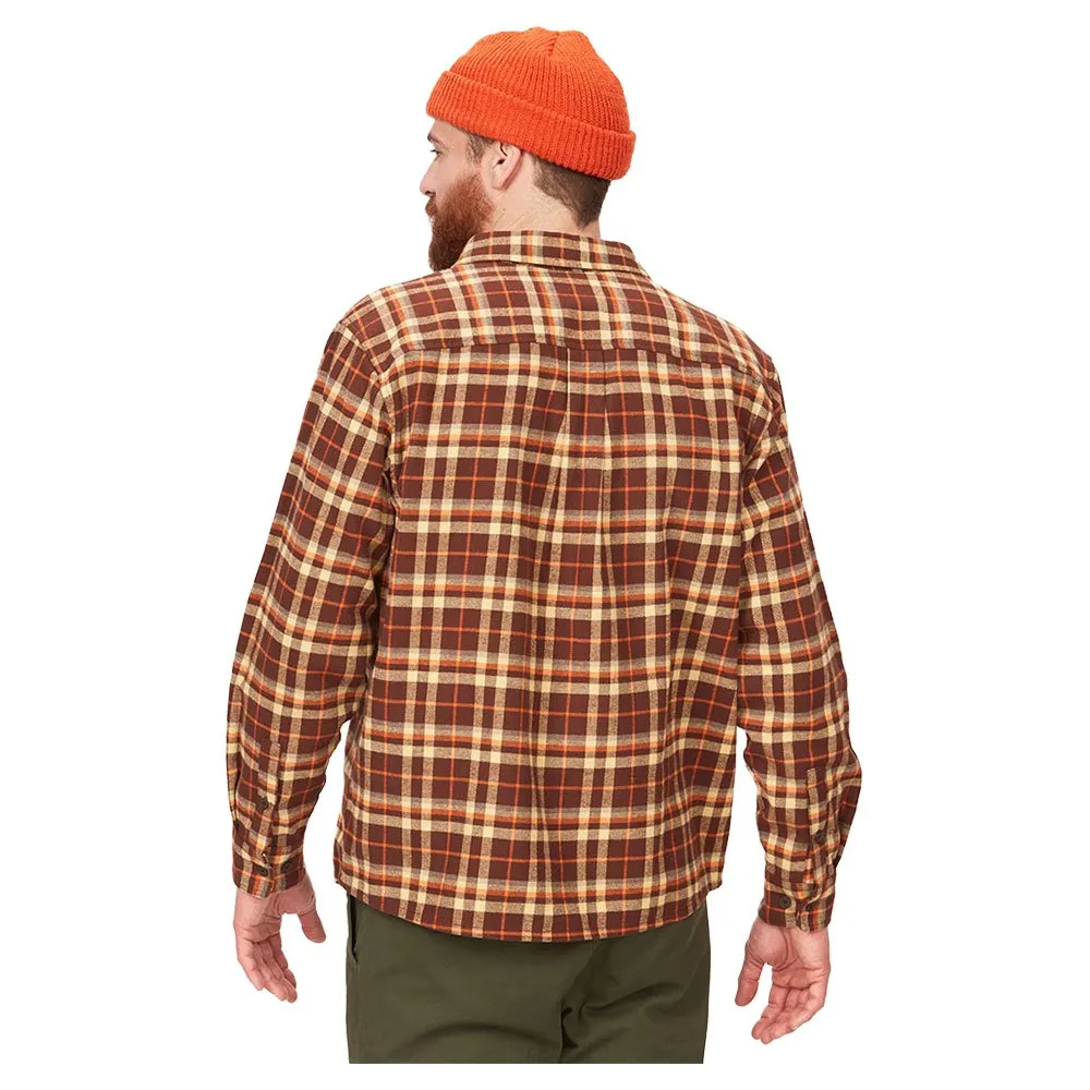 Marmot Doran Midweight Flannel Ls Skjorta Med Långa ärmar, Chocolate Marmot Doran Midweight Flannel Ls Skjorta Med Långa ärmar, Chocolate