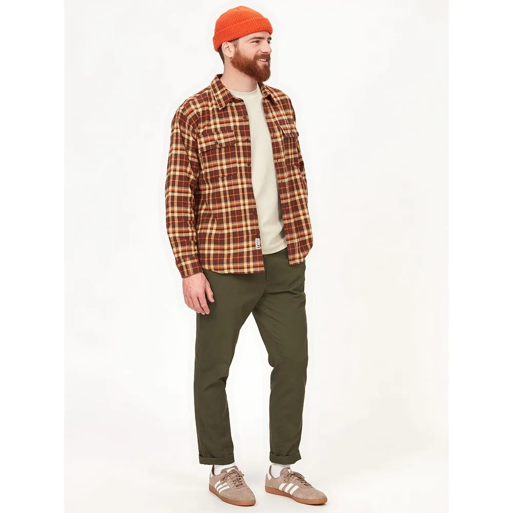 Marmot Doran Midweight Flannel Ls Skjorta Med Långa ärmar, Chocolate Marmot Doran Midweight Flannel Ls Skjorta Med Långa ärmar, Chocolate