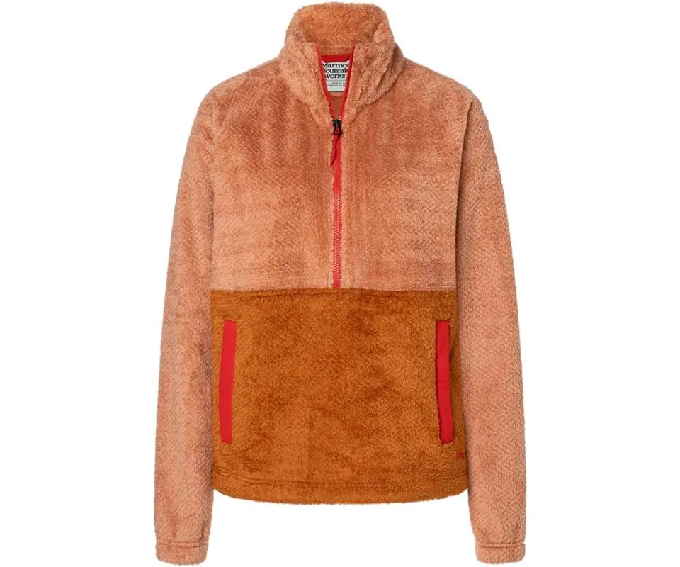 Marmot Homestead Fleece 1/2 Zip Women, Rose gold/copper Marmot Homestead Fleece 1/2 Zip Women, Rose gold/copper