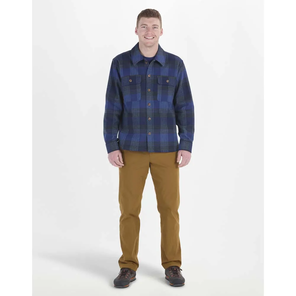 Marmot Incline Heavyweight Flannel Skjorta Med Långa ärmar, Twilight blue
