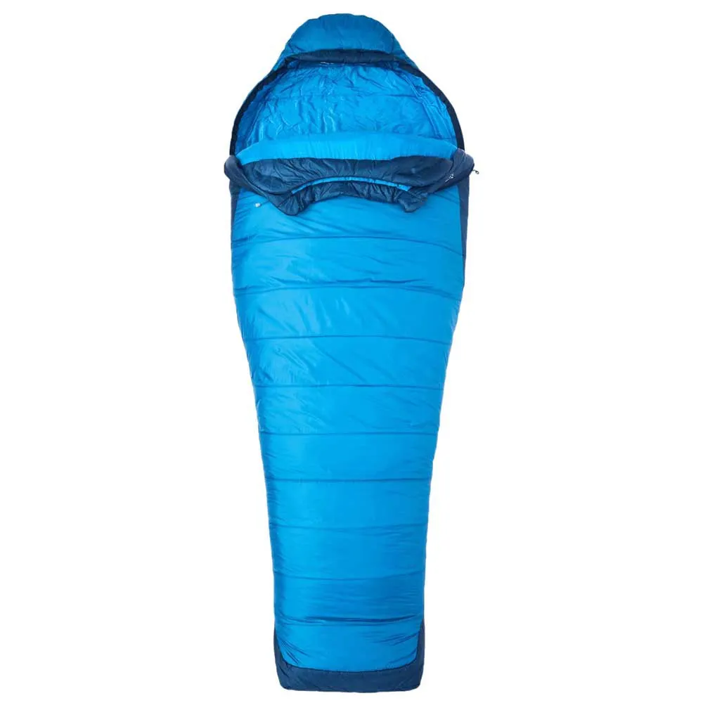 Marmot Trestles Elite Eco 20 20f/-7c Sovsäck, Estate blue / classic blue, Left Zipper Marmot Trestles Elite Eco 20 20f/-7c Sovsäck, Estate blue / classic blue, Left Zipper