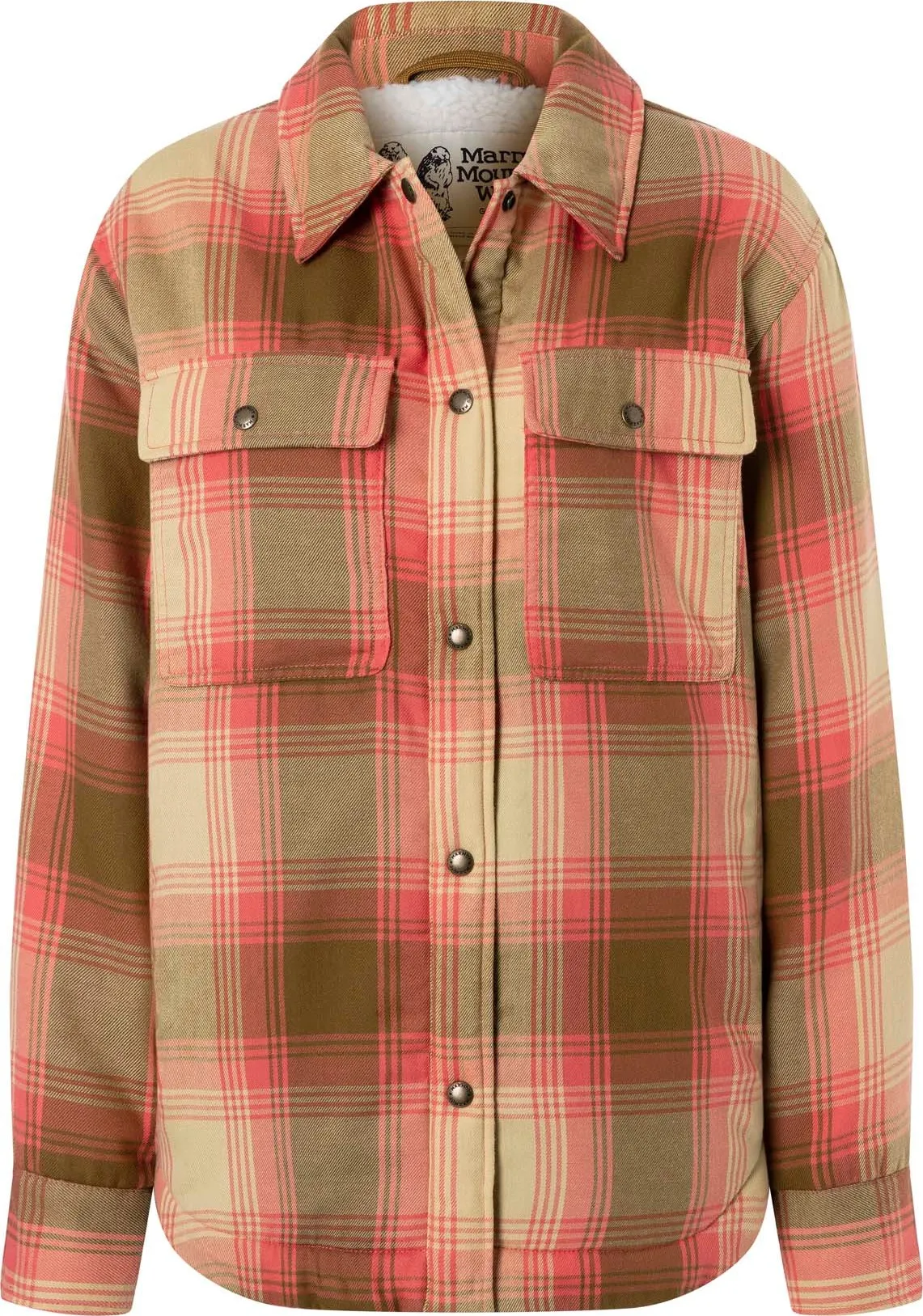 Marmot Women's Ridgefield Sherpa Lined Flannel Jacket Marmot Women's Ridgefield Sherpa Lined Flannel Jacket