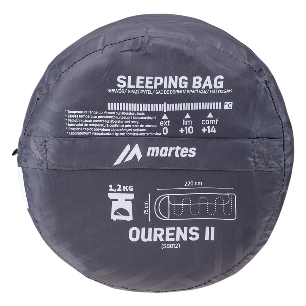 Martes Ourens Ii Sovsäck, Magnet / bamboo, Right Zipper