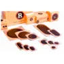 Maruni Oval 25x35 Mm Lagningssats 100 Enheter, Black, 25 x 35mm
