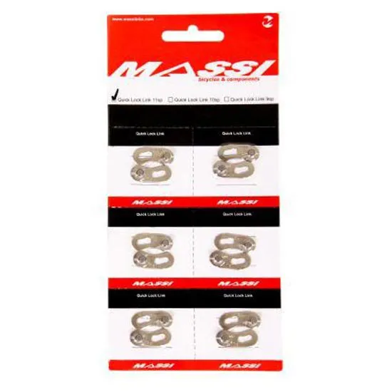 MASSI 12s Kedjelänk 6 Enheter, Golden, One Size MASSI 12s Kedjelänk 6 Enheter, Golden, One Size