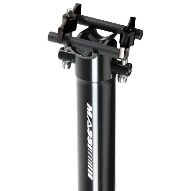 MASSI 165 30.9x410 Mm Alloy Sadelstolpe, Black, 410mm, 30.9mm