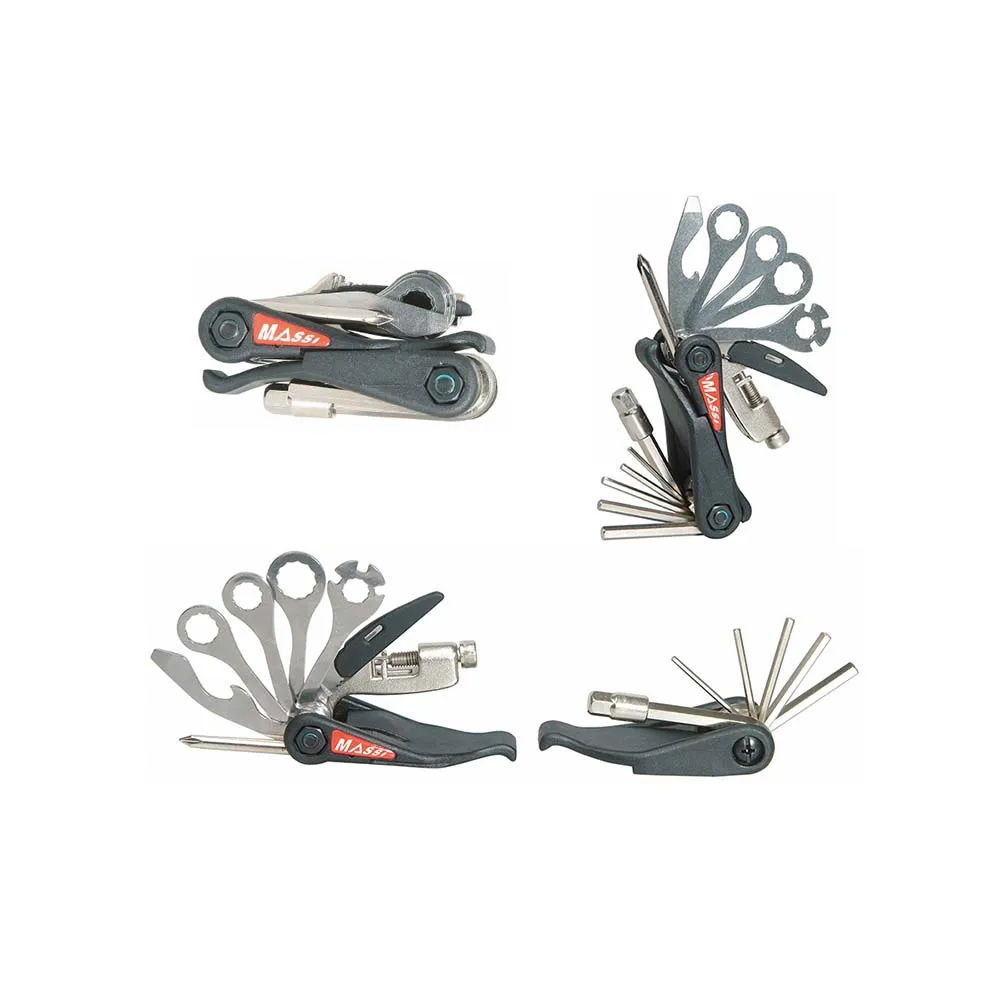 MASSI 18 Functions Multiverktyg, Black, One Size