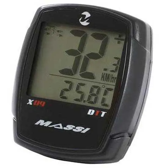 MASSI 9 0 Functions Wireless Cykeldator, Black, One Size MASSI 9 0 Functions Wireless Cykeldator, Black, One Size