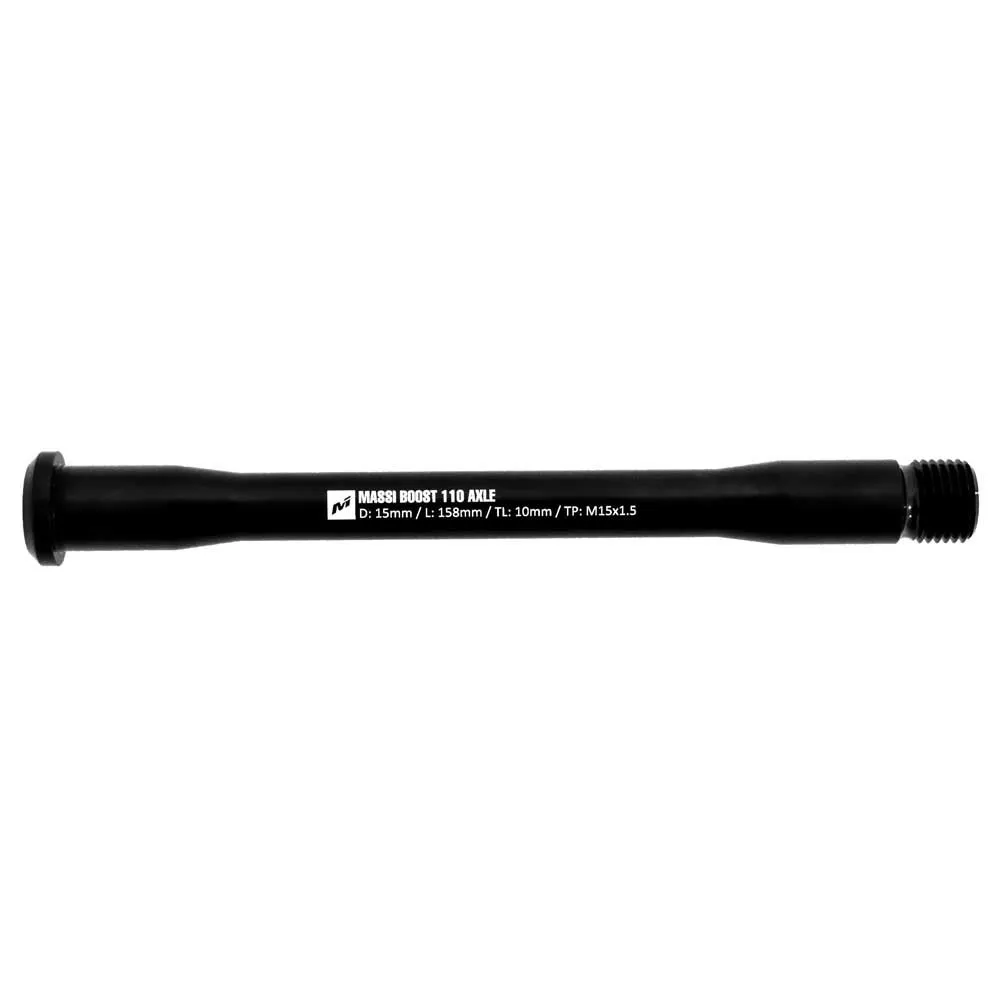 MASSI Boost Rock Shox Genomgående Axel Fram, Black, 15 x 158mm