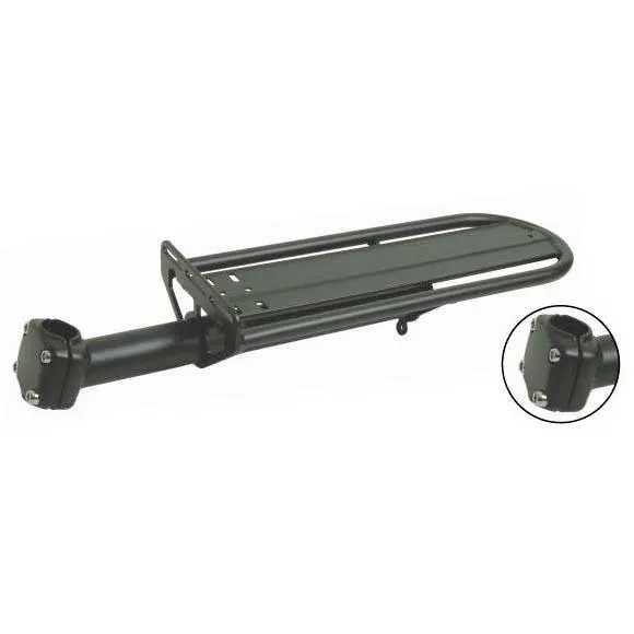 MASSI Carrier Cm-01 Aluminium Adjustable Pakethållare, Black, One Size