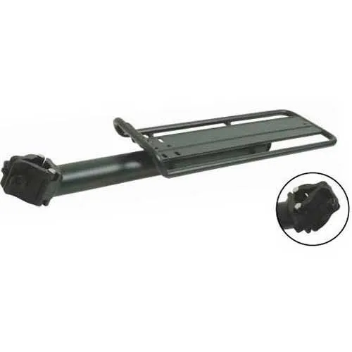 MASSI Carrier Cm-02 Aluminium Adjustable Pakethållare, Black, One Size