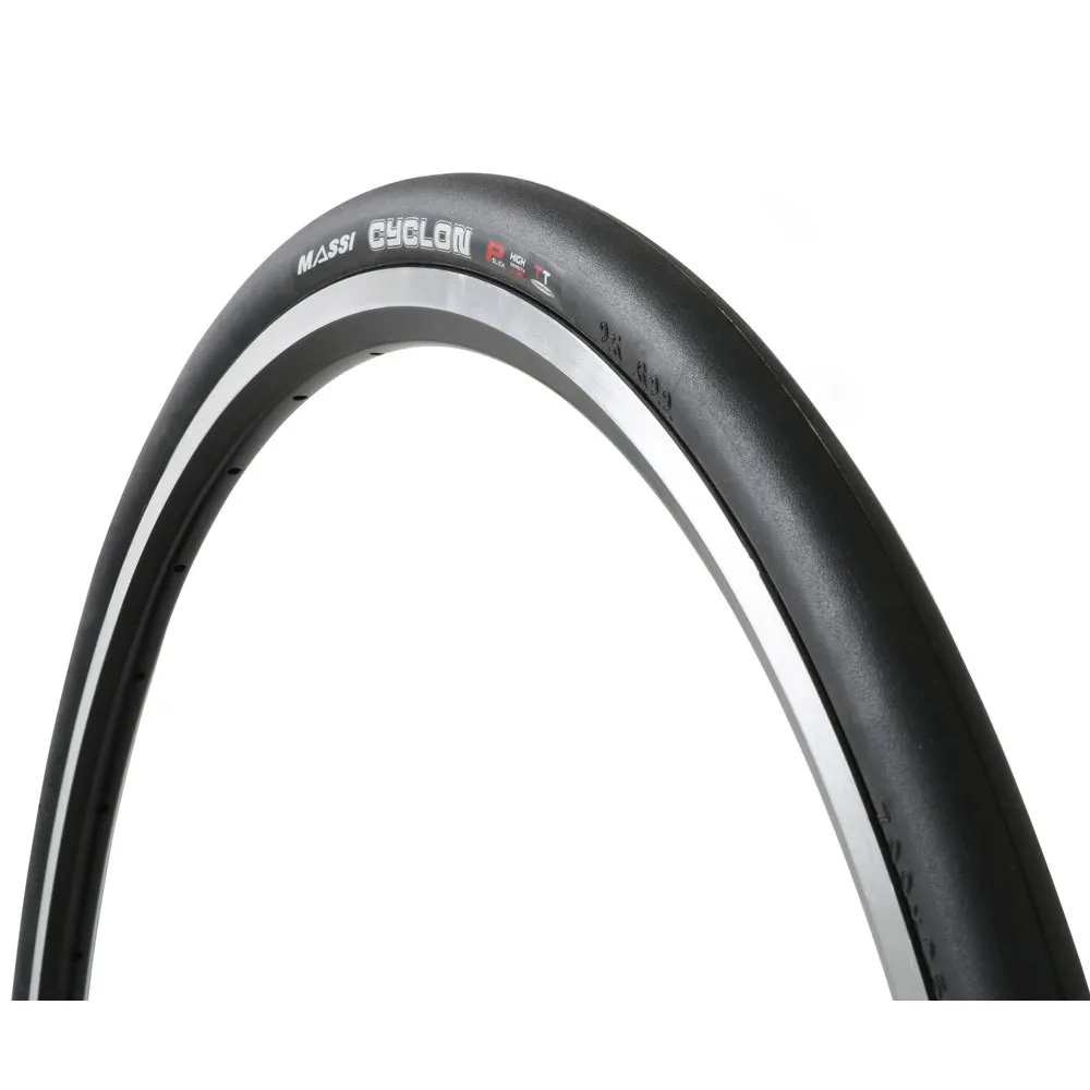 MASSI Cyclon 700c X 25 Styv Landsvägsdäck, Black, 700C x 23