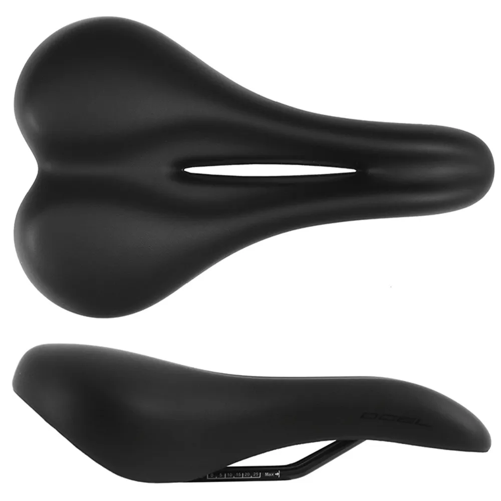MASSI D-gel Cykelsadel, Black, One Size