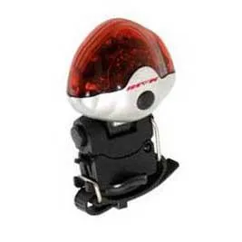 MASSI Fenix Cykellampset, White / red, One Size MASSI Fenix Cykellampset, White / red, One Size