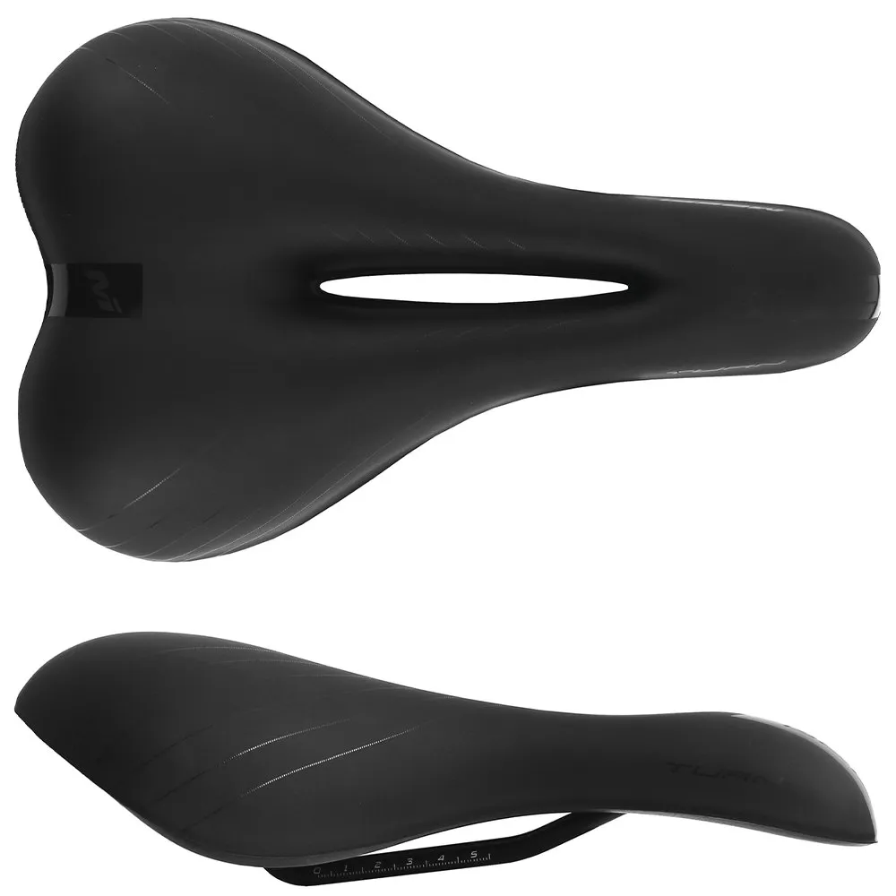 MASSI Gel Turn Cykelsadel, Black, 170mm
