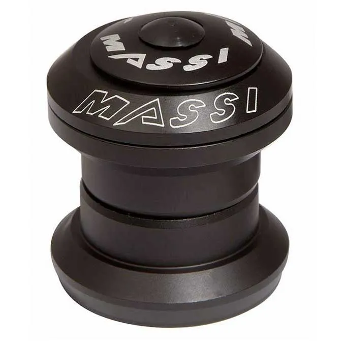 MASSI Head Set Cm-602 Mtb 1 1/8 Inches Black Styrsystem, Black, 1 1/8"