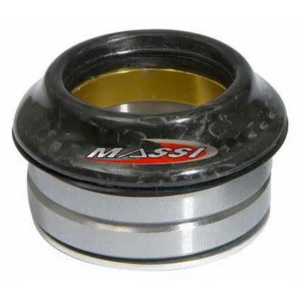 MASSI Head Set Cm-703 Integrated 1-1/8 Inches Carbon Styrsystem, Carbon, 1 1/8"