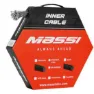 MASSI Kabelbroms För Mountainbike 100 Enheter, Silver, One Size