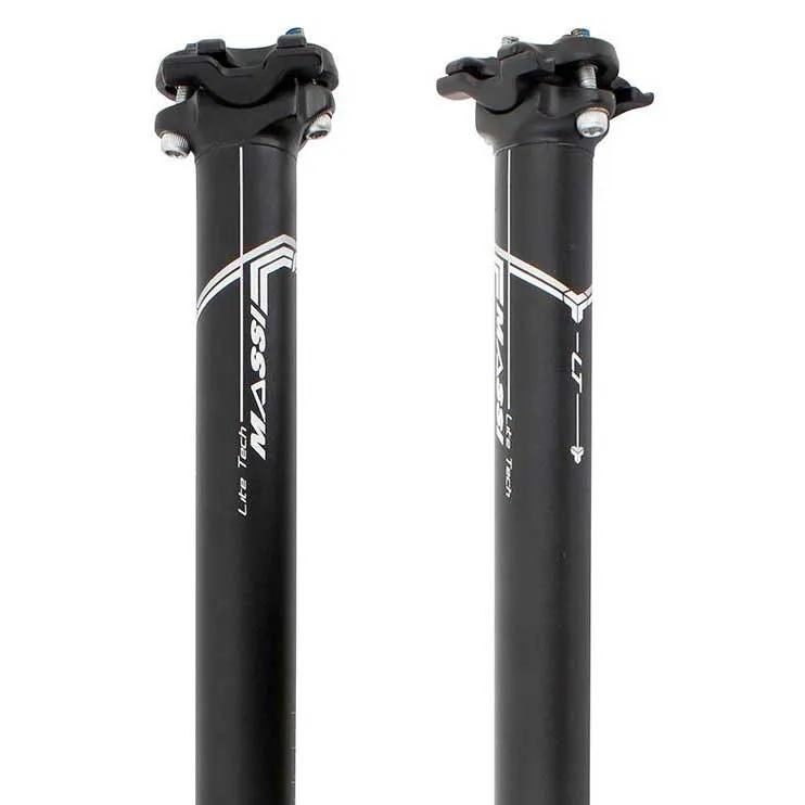MASSI Msp-204 31.6x400 Mm Sadelstolpe, Black / silver, 400mm, 31.6mm