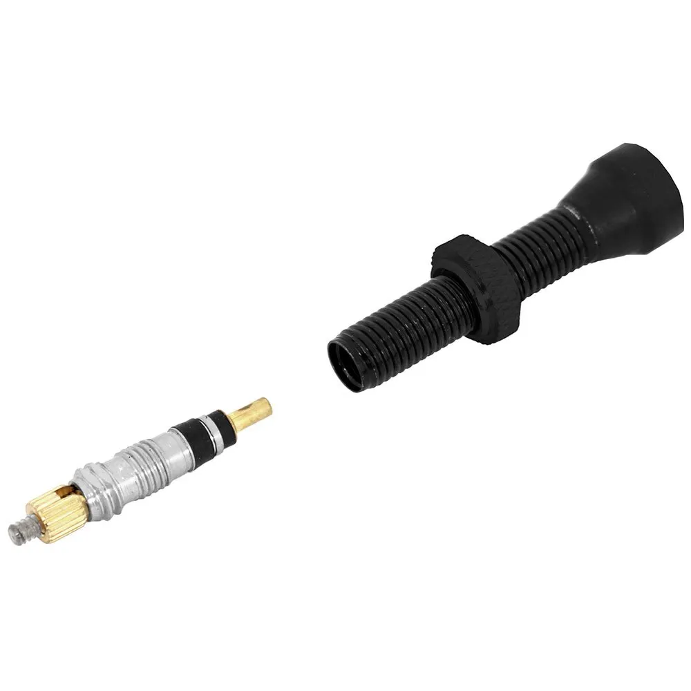 MASSI Mtc-104 Presta Tubeless Removable Ventilkärna 20 Enheter, Black, One Size