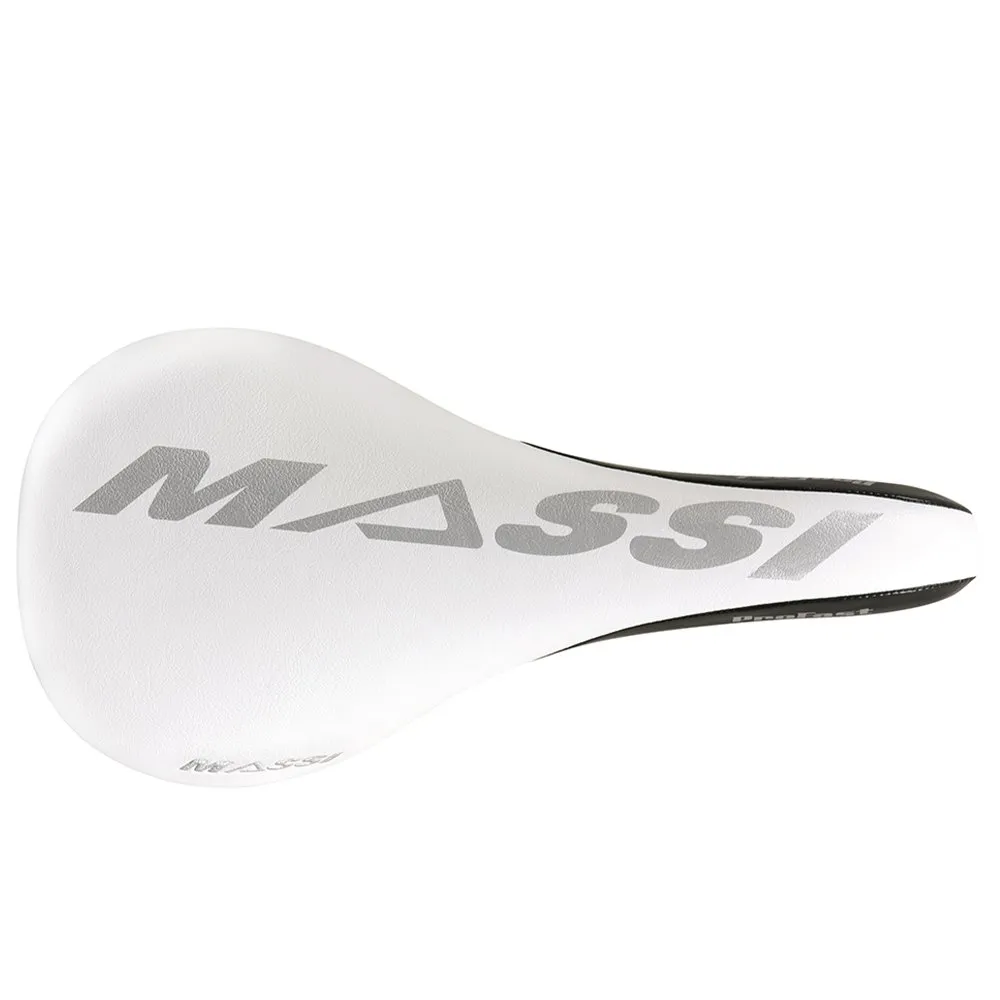 MASSI Profast Carbon/titanium Cykelsadel, White, 136mm