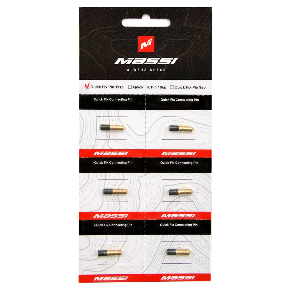 MASSI Quick Fix 11s Kedjepinne 6 Enheter, Silver, 11 S MASSI Quick Fix 11s Kedjepinne 6 Enheter, Silver, 11 S
