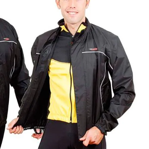 MASSI Raincape Sympatex Jacka, Black MASSI Raincape Sympatex Jacka, Black