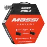 MASSI Road Stainless Bromskabel 50 Enheter, Grey, One Size