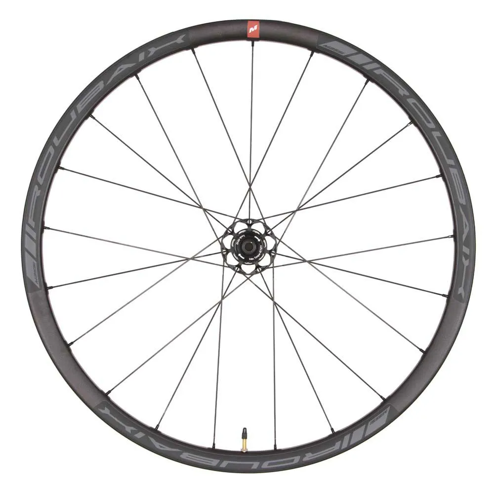 MASSI Roubaix Disc Tubeless Framhjul För Landsvägscykel, Black, 12 x 100mm MASSI Roubaix Disc Tubeless Framhjul För Landsvägscykel, Black, 12 x 100mm