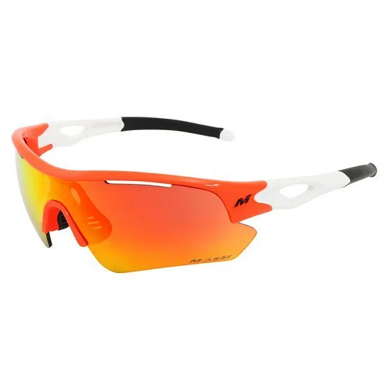 MASSI Saga Solglasögon, Orange / shiny white, CAT3
