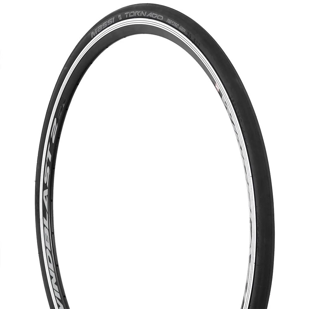 MASSI Tornado Race 700c X 25 Styv Landsvägsdäck, Black, 700C x 25 MASSI Tornado Race 700c X 25 Styv Landsvägsdäck, Black, 700C x 25