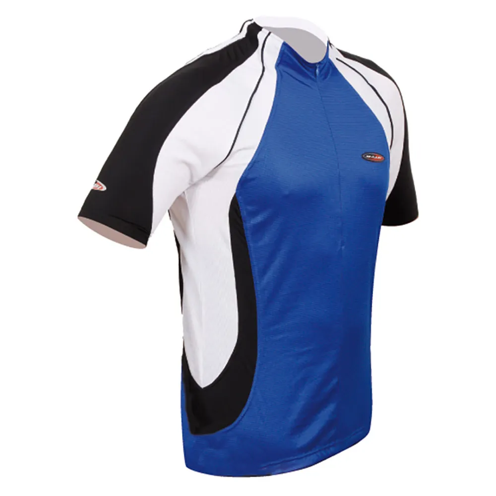 MASSI Vulcan Korta ärmar Cykeltröja, Blue / white, L MASSI Vulcan Korta ärmar Cykeltröja, Blue / white, L