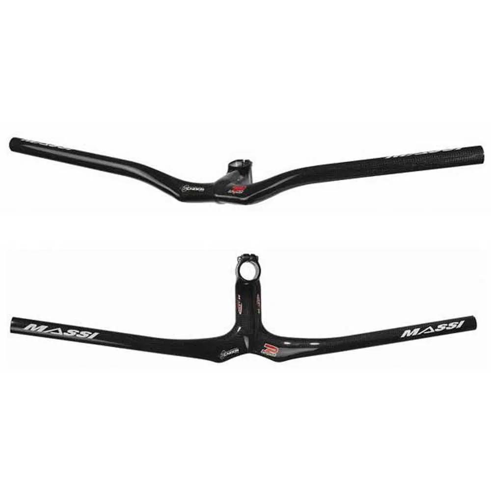 MASSI X-carbon 100 Mm Styre, Black, 31.8mm, 660mm